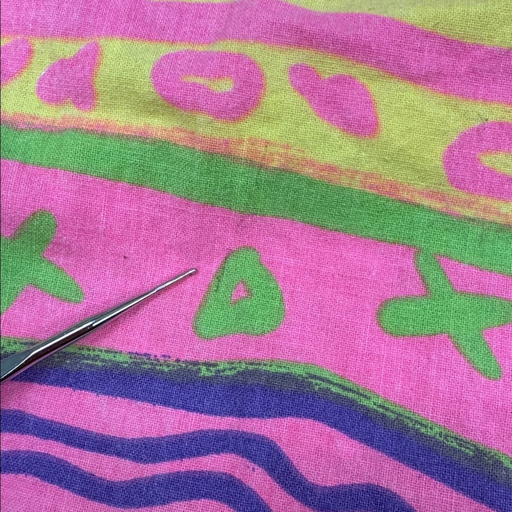 Vintage Ocean Pacific Neon Geometric Design Surf Shorts 80’s - Picture 9 of 16